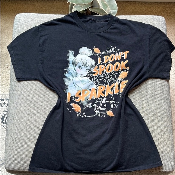 🎃 Disney Tinkerbell graphic tee, Size: Large ✨ - Picture 1 of 9